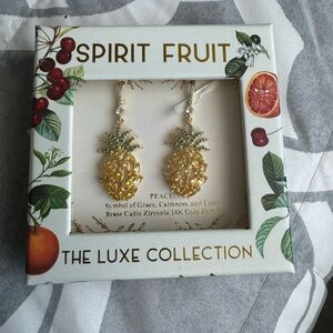 Pineapple earrings